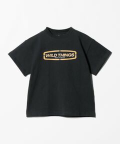 green label relaxing / グリーンレーベル リラクシング カットソー | 【別注】＜WILD THINGS＞ ロゴ ショートスリーブ Tシャツ / キッズ 110cm-130cm