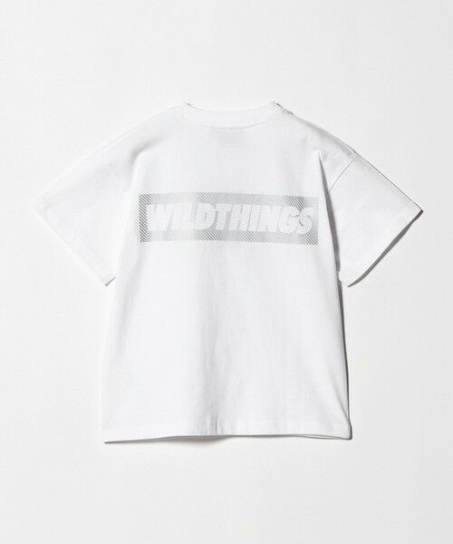 green label relaxing / グリーンレーベル リラクシング カットソー | 【別注】＜WILD THINGS＞ ロゴ ショートスリーブ Tシャツ / キッズ 110cm-130cm | 詳細1