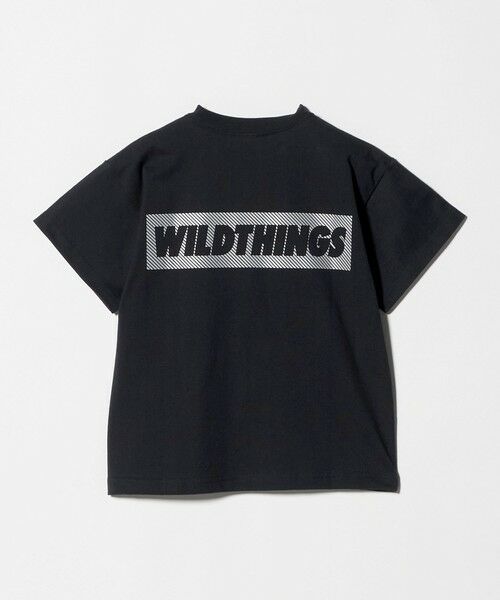 green label relaxing / グリーンレーベル リラクシング カットソー | 【別注】＜WILD THINGS＞ ロゴ ショートスリーブ Tシャツ / キッズ 110cm-130cm | 詳細4