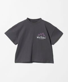 green label relaxing / グリーンレーベル リラクシング カットソー | 【別注】＜WILD THINGS＞ マウンテン ショートスリーブ Tシャツ / キッズ 110cm-130cm