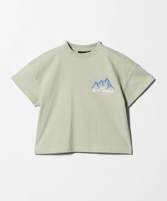 green label relaxing / グリーンレーベル リラクシング カットソー | 【別注】＜WILD THINGS＞ マウンテン ショートスリーブ Tシャツ / キッズ 110cm-130cm