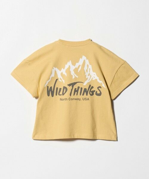 green label relaxing / グリーンレーベル リラクシング カットソー | 【別注】＜WILD THINGS＞ マウンテン ショートスリーブ Tシャツ / キッズ 110cm-130cm | 詳細6
