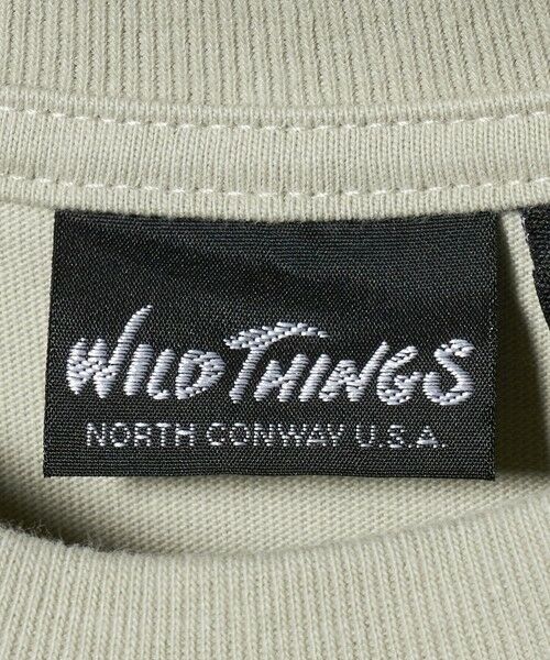 green label relaxing / グリーンレーベル リラクシング カットソー | 【別注】＜WILD THINGS＞ マウンテン ショートスリーブ Tシャツ / キッズ 110cm-130cm | 詳細15