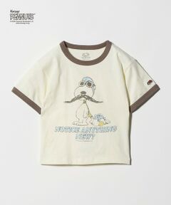 green label relaxing / グリーンレーベル リラクシング カットソー | 【別注】＜FRUIT OF THE LOOM × PEANUTS＞リンガーTシャツ / キッズ  110cm-130cm