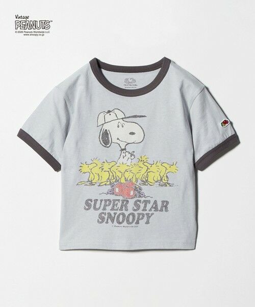 green label relaxing / グリーンレーベル リラクシング カットソー | 【別注】＜FRUIT OF THE LOOM × PEANUTS＞リンガーTシャツ / キッズ  110cm-130cm | 詳細4