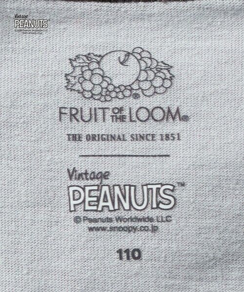 green label relaxing / グリーンレーベル リラクシング カットソー | 【別注】＜FRUIT OF THE LOOM × PEANUTS＞リンガーTシャツ / キッズ  110cm-130cm | 詳細12