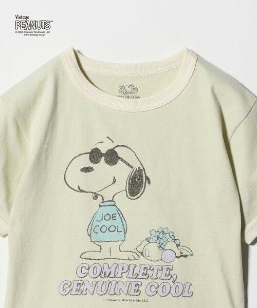 green label relaxing / グリーンレーベル リラクシング カットソー | 【別注】＜FRUIT OF THE LOOM × PEANUTS＞リンガーTシャツ / キッズ  110cm-130cm | 詳細15