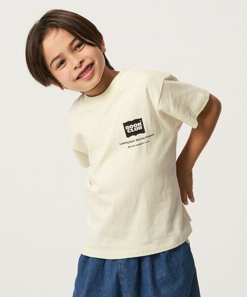 green label relaxing / グリーンレーベル リラクシング カットソー | 【別注】＜BOOK CLUB＞ロゴ Tシャツ / キッズ 110cm-130cm | 詳細1