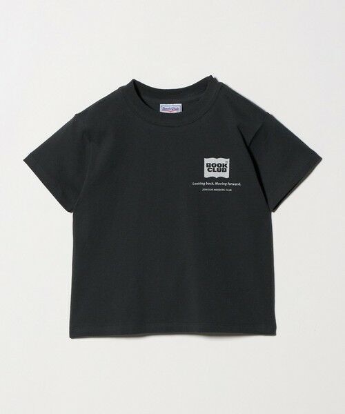 green label relaxing / グリーンレーベル リラクシング カットソー | 【別注】＜BOOK CLUB＞ロゴ Tシャツ / キッズ 110cm-130cm（DK.GRAY）