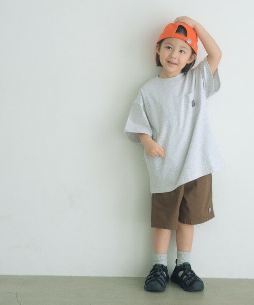 green label relaxing / グリーンレーベル リラクシング カットソー | 【別注】＜GUNG HO＞ポケット Tシャツ / キッズ 110cm-130cm | 詳細1