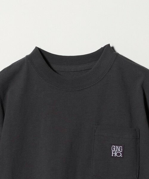 green label relaxing / グリーンレーベル リラクシング カットソー | 【別注】＜GUNG HO＞ポケット Tシャツ / キッズ 110cm-130cm | 詳細5