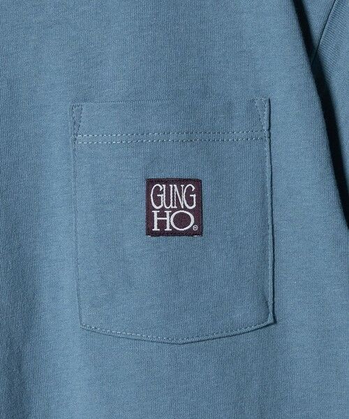 green label relaxing / グリーンレーベル リラクシング カットソー | 【別注】＜GUNG HO＞ポケット Tシャツ / キッズ 110cm-130cm | 詳細10