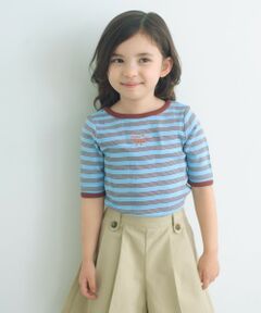 green label relaxing / グリーンレーベル リラクシング カットソー | 【別注】＜Robert P. Miller＞5分袖 Tシャツ / キッズ  100cm-130cm