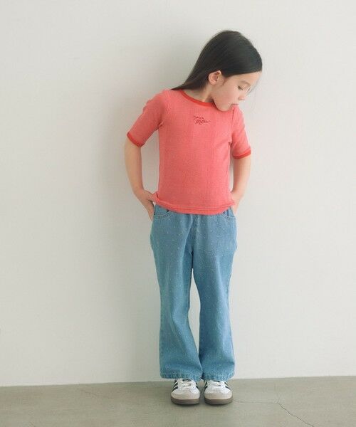 green label relaxing / グリーンレーベル リラクシング カットソー | 【別注】＜Robert P. Miller＞5分袖 Tシャツ / キッズ  100cm-130cm | 詳細1