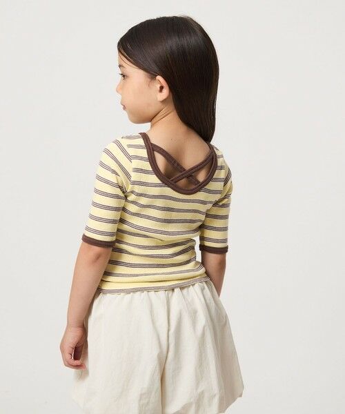 green label relaxing / グリーンレーベル リラクシング カットソー | 【別注】＜Robert P. Miller＞5分袖 Tシャツ / キッズ  100cm-130cm | 詳細10