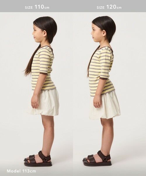 green label relaxing / グリーンレーベル リラクシング カットソー | 【別注】＜Robert P. Miller＞5分袖 Tシャツ / キッズ  100cm-130cm | 詳細13