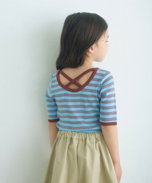 green label relaxing / グリーンレーベル リラクシング カットソー | 【別注】＜Robert P. Miller＞5分袖 Tシャツ / キッズ  100cm-130cm | 詳細12