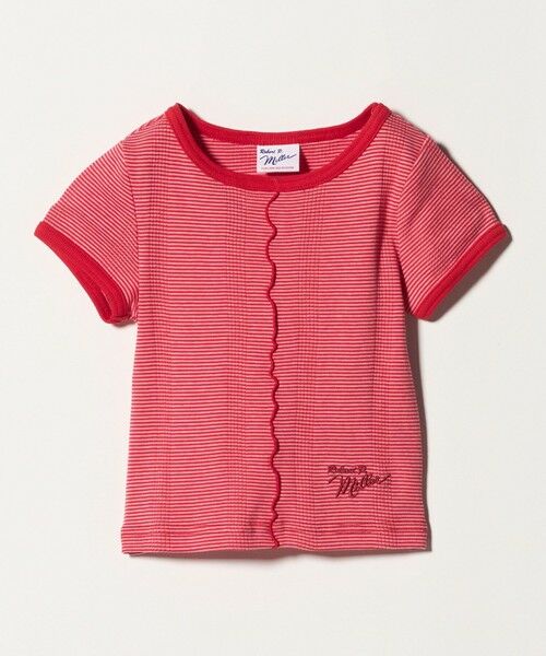 green label relaxing / グリーンレーベル リラクシング カットソー | 【別注】＜Robert P. Miller＞メローＴシャツ / キッズ 100cm-130cm（RED）