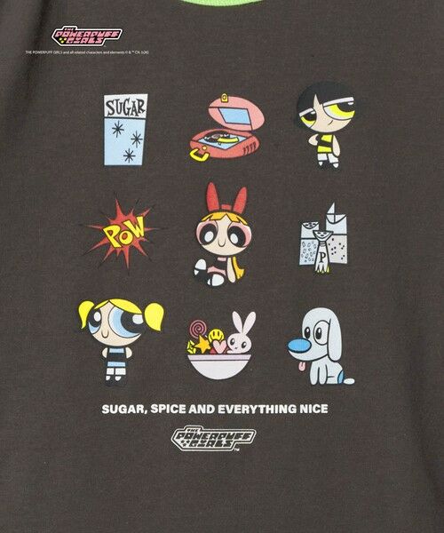 green label relaxing / グリーンレーベル リラクシング カットソー | 【別注】＜The Powerpuff Girls＞ リンガー Tシャツ / キッズ 100cmー130cm | 詳細7