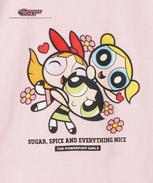 green label relaxing / グリーンレーベル リラクシング カットソー | 【別注】＜The Powerpuff Girls＞ リンガー Tシャツ / キッズ 100cmー130cm | 詳細6