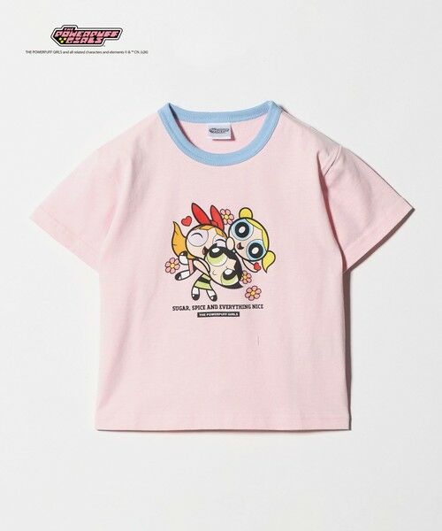 green label relaxing / グリーンレーベル リラクシング カットソー | 【別注】＜The Powerpuff Girls＞ リンガー Tシャツ / キッズ 100cmー130cm | 詳細10