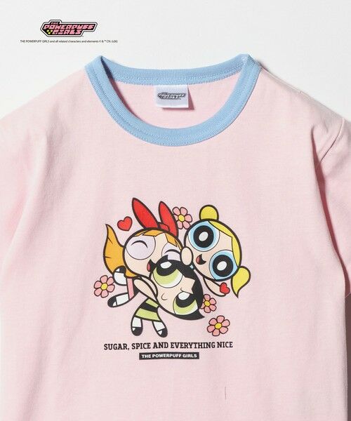 green label relaxing / グリーンレーベル リラクシング カットソー | 【別注】＜The Powerpuff Girls＞ リンガー Tシャツ / キッズ 100cmー130cm | 詳細4