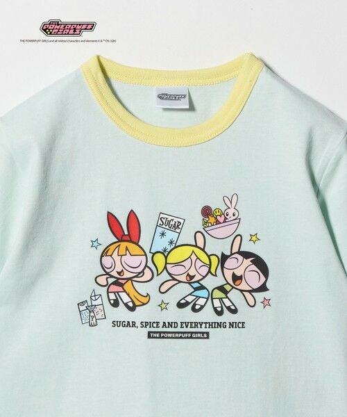 green label relaxing / グリーンレーベル リラクシング カットソー | 【別注】＜The Powerpuff Girls＞ リンガー Tシャツ / キッズ 100cmー130cm | 詳細8