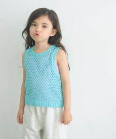 green label relaxing / グリーンレーベル リラクシング ベスト | サマーニットベスト ＋ キャミ セット / キッズ 100cm-130cm