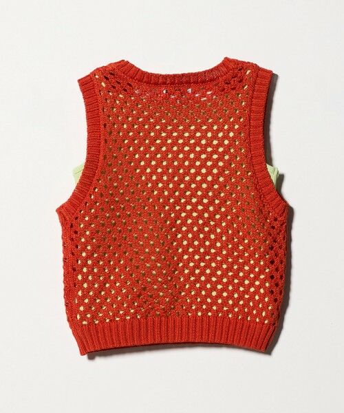 green label relaxing / グリーンレーベル リラクシング ベスト | サマーニットベスト ＋ キャミ セット / キッズ 100cm-130cm | 詳細1