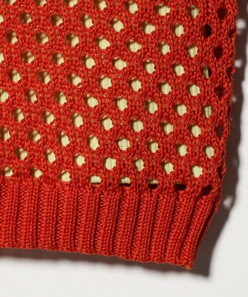 green label relaxing / グリーンレーベル リラクシング ベスト | サマーニットベスト ＋ キャミ セット / キッズ 100cm-130cm | 詳細4