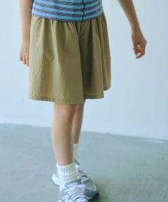 green label relaxing / グリーンレーベル リラクシング ショート・ハーフ・半端丈パンツ | 【スタメンシリーズ】タッサーフリルキュロット / キッズ  100cm-160cm