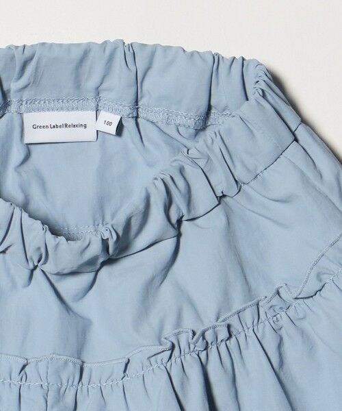 green label relaxing / グリーンレーベル リラクシング ショート・ハーフ・半端丈パンツ | 【スタメンシリーズ】タッサーフリルキュロット / キッズ  100cm-160cm | 詳細12