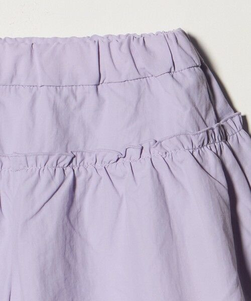 green label relaxing / グリーンレーベル リラクシング ショート・ハーフ・半端丈パンツ | 【スタメンシリーズ】タッサーフリルキュロット / キッズ  100cm-160cm | 詳細20