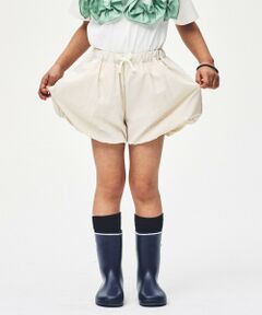 green label relaxing / グリーンレーベル リラクシング ショート・ハーフ・半端丈パンツ | タッサーバルーン キュロット / キッズ  100cm-160cm 撥水 UVカット