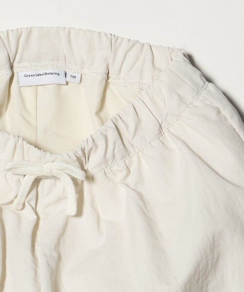 green label relaxing / グリーンレーベル リラクシング ショート・ハーフ・半端丈パンツ | タッサーバルーン キュロット / キッズ  100cm-160cm 撥水 UVカット | 詳細5
