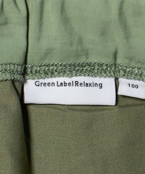 green label relaxing / グリーンレーベル リラクシング ショート・ハーフ・半端丈パンツ | タッサーバルーン キュロット / キッズ  100cm-160cm 撥水 UVカット | 詳細21