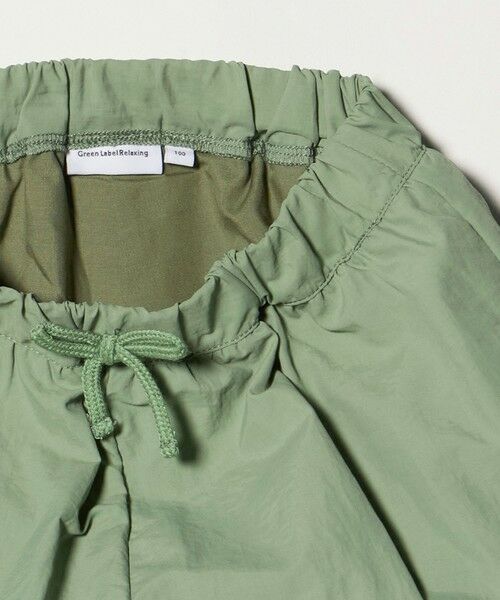 green label relaxing / グリーンレーベル リラクシング ショート・ハーフ・半端丈パンツ | タッサーバルーン キュロット / キッズ  100cm-160cm 撥水 UVカット | 詳細17
