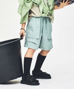 green label relaxing / グリーンレーベル リラクシング ショート・ハーフ・半端丈パンツ | 【スタメンシリーズ】タッサー ハーフパンツ / キッズ  100cm-160cm