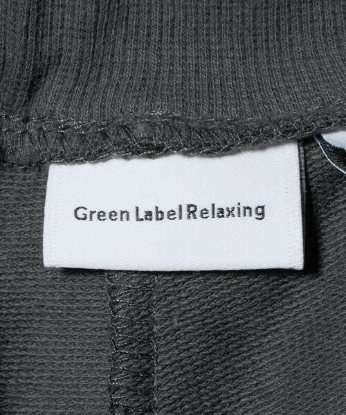 green label relaxing / グリーンレーベル リラクシング ショート・ハーフ・半端丈パンツ | ミニ裏毛 フリル キュロット（ダークグレー）100cm-130cm | 詳細7