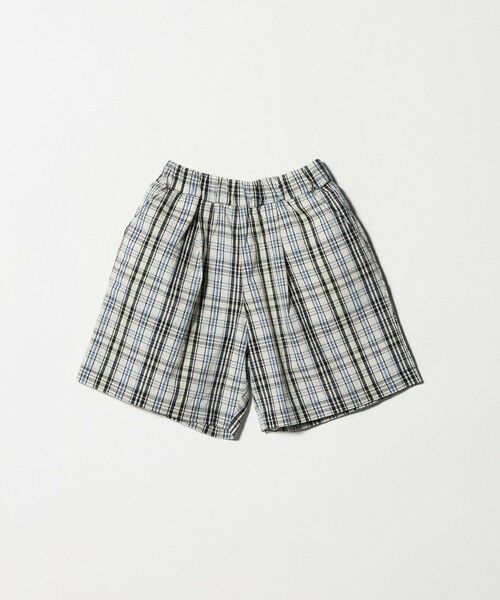 green label relaxing / グリーンレーベル リラクシング ショート・ハーフ・半端丈パンツ | チェック ハーフパンツ キッズ / 100cm-130cm | 詳細4