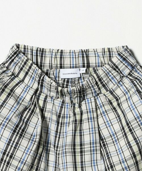 green label relaxing / グリーンレーベル リラクシング ショート・ハーフ・半端丈パンツ | チェック ハーフパンツ キッズ / 100cm-130cm | 詳細6