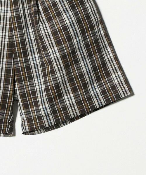 green label relaxing / グリーンレーベル リラクシング ショート・ハーフ・半端丈パンツ | チェック ハーフパンツ キッズ / 100cm-130cm | 詳細15