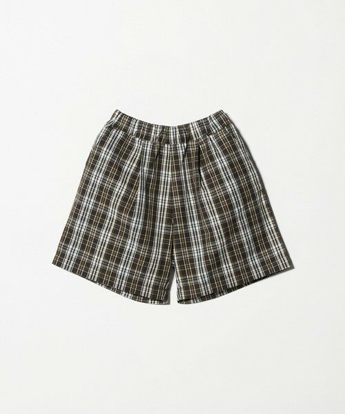 green label relaxing / グリーンレーベル リラクシング ショート・ハーフ・半端丈パンツ | チェック ハーフパンツ キッズ / 100cm-130cm | 詳細9
