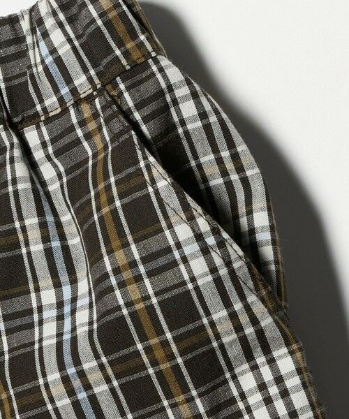green label relaxing / グリーンレーベル リラクシング ショート・ハーフ・半端丈パンツ | チェック ハーフパンツ キッズ / 100cm-130cm | 詳細12