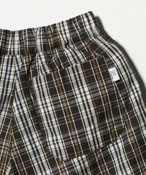 green label relaxing / グリーンレーベル リラクシング ショート・ハーフ・半端丈パンツ | チェック ハーフパンツ キッズ / 100cm-130cm | 詳細13