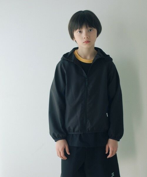 green label relaxing / グリーンレーベル リラクシング ブルゾン | フード ジップ ブルゾン / キッズ  100cm-160cm 遮熱 | 詳細2