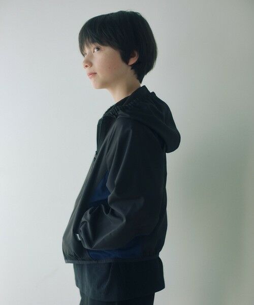 green label relaxing / グリーンレーベル リラクシング ブルゾン | フード ジップ ブルゾン / キッズ  100cm-160cm 遮熱 | 詳細3