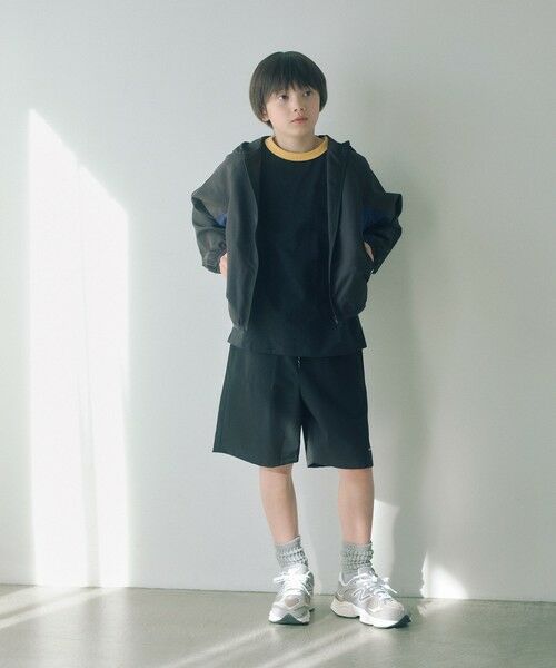 green label relaxing / グリーンレーベル リラクシング ブルゾン | フード ジップ ブルゾン / キッズ  100cm-160cm 遮熱 | 詳細4