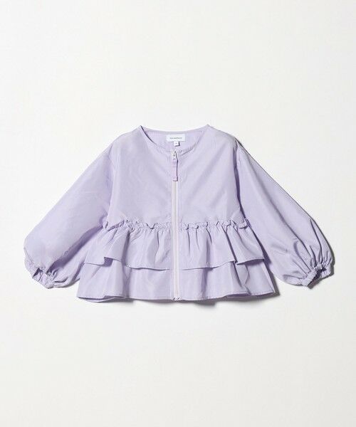 green label relaxing / グリーンレーベル リラクシング その他アウター | フリル ギャザーブルゾン / キッズ  100cm-160cm 撥水 UVカット 遮熱 | 詳細9