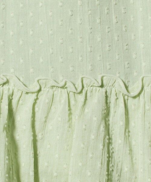 green label relaxing / グリーンレーベル リラクシング ロング・マキシ丈ワンピース | ドットフリルワンピース / キッズ 100cm-130cm | 詳細8